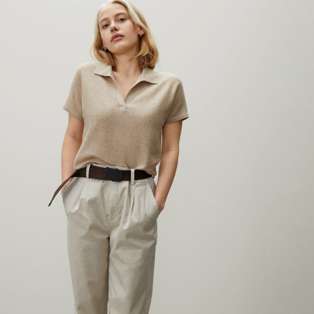 Everlane Cotton merino polo